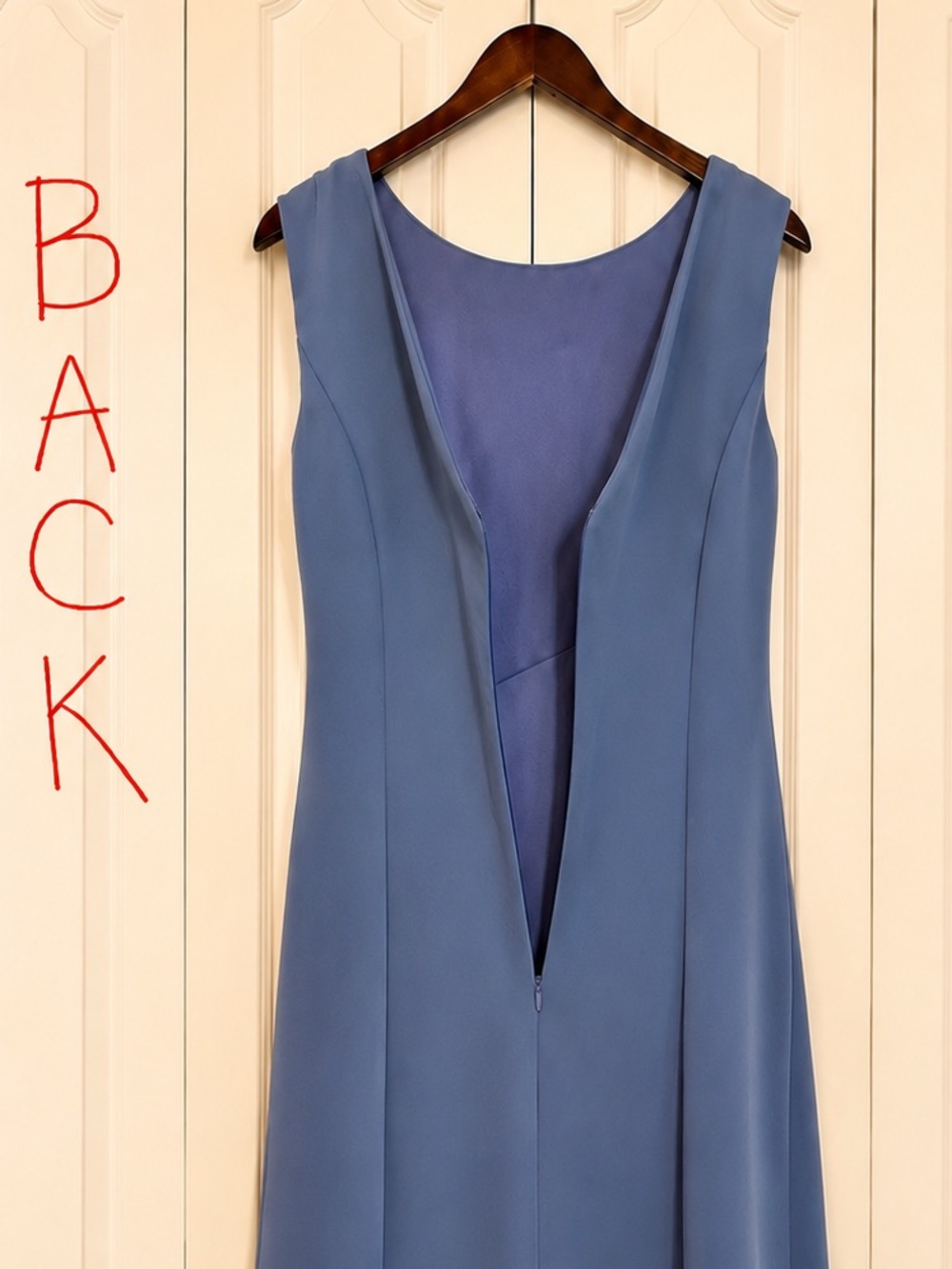 JESSICA HOWARD Blue Cap Sleeve Gown with Bow/Sparkle Embellishment NWT - Picture 5 of 13